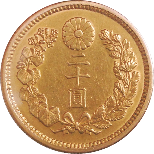 新20円金貨 T7年