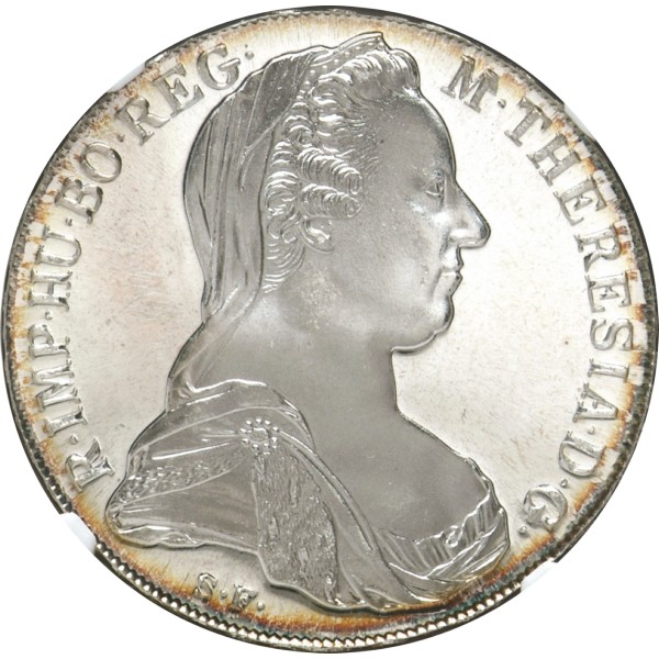 オーストリア マリア・テレジア 1ターラー銀貨 公式再鋳 N…