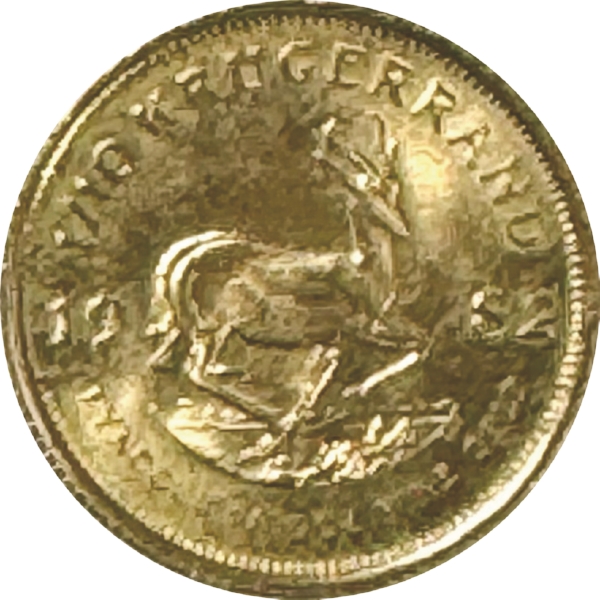 南アフリカ1982年 クルーガーランド1/10oz金貨 径16.55mm 金.916&hellip;