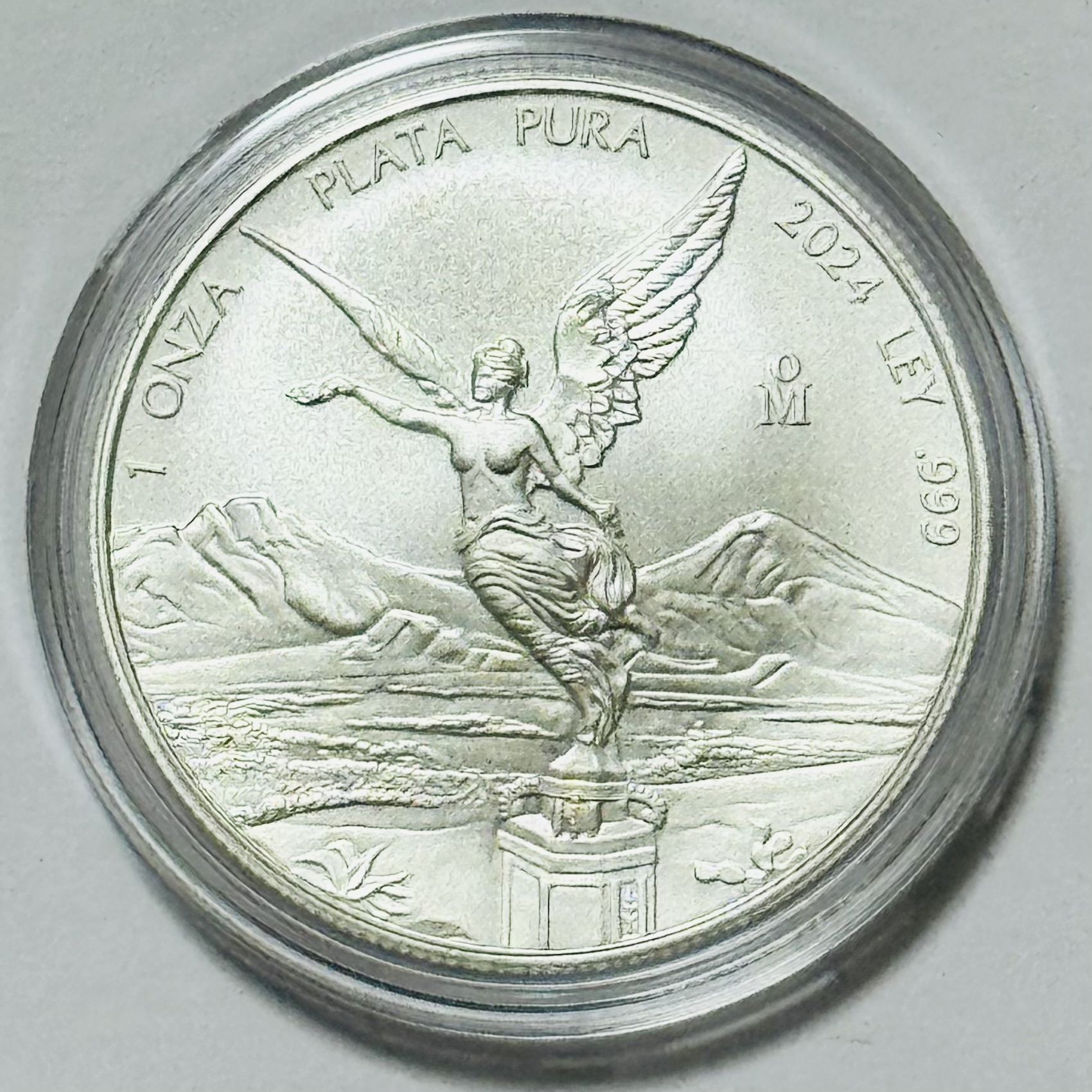 メキシコ2024年リベルタッド勝利の女神像1oz銀貨