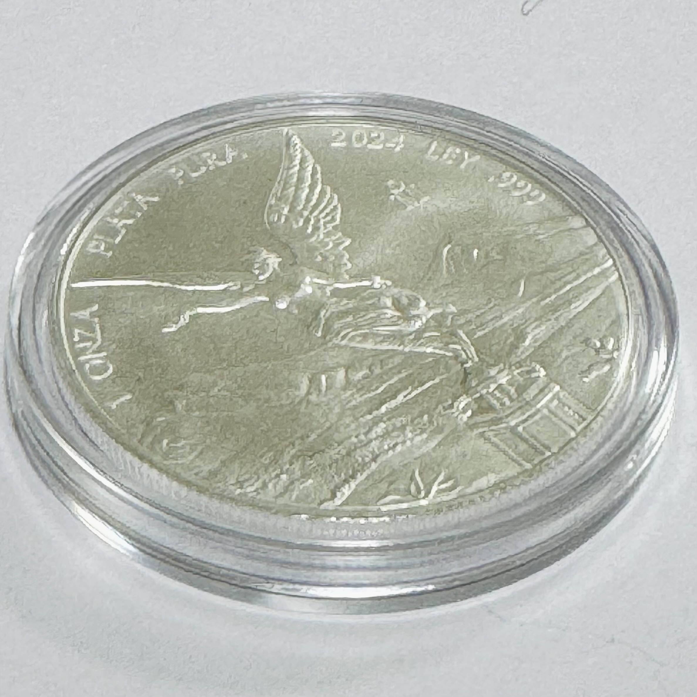 メキシコ2024年リベルタッド勝利の女神像1oz銀貨