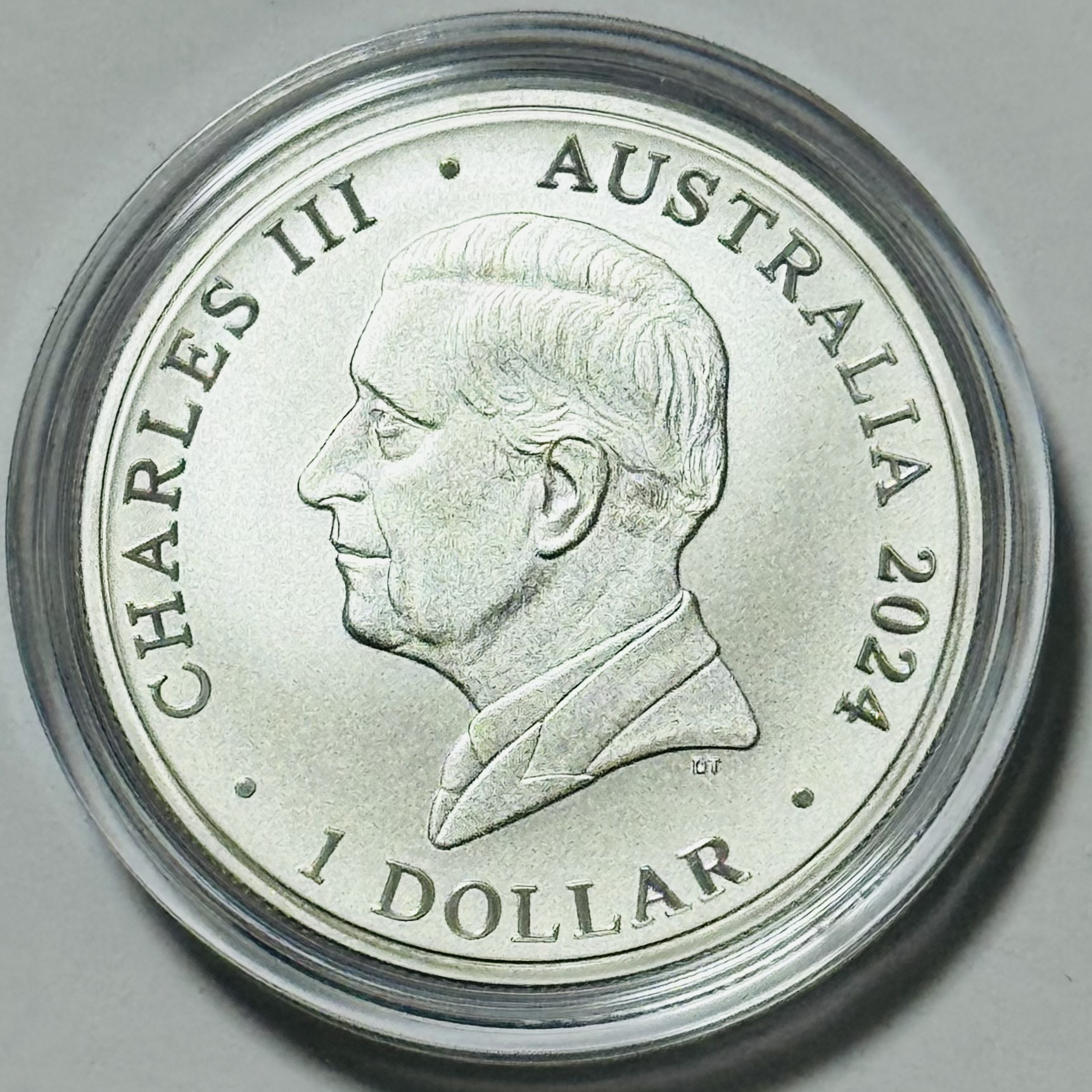 【完売】王立オーストラリア造幣局2024年 カンガルー1oz1ドル銀貨