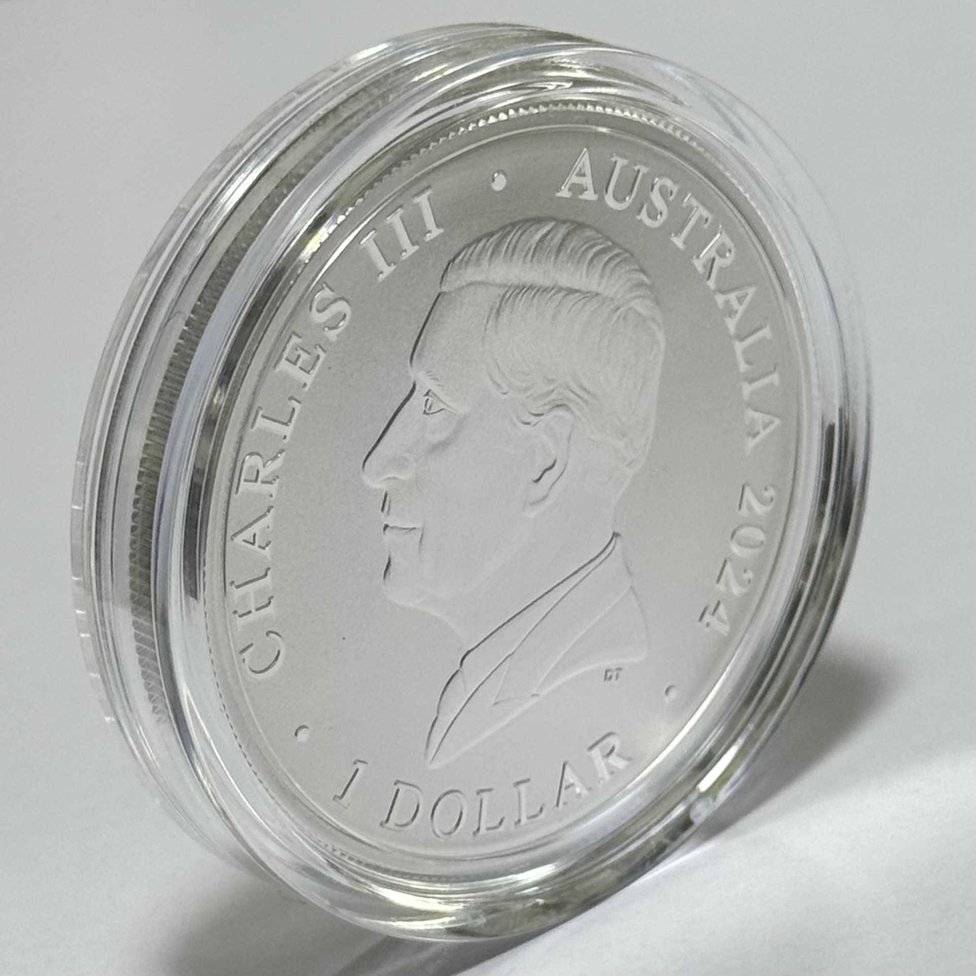 【完売】王立オーストラリア造幣局2024年 カンガルー1oz1ドル銀貨