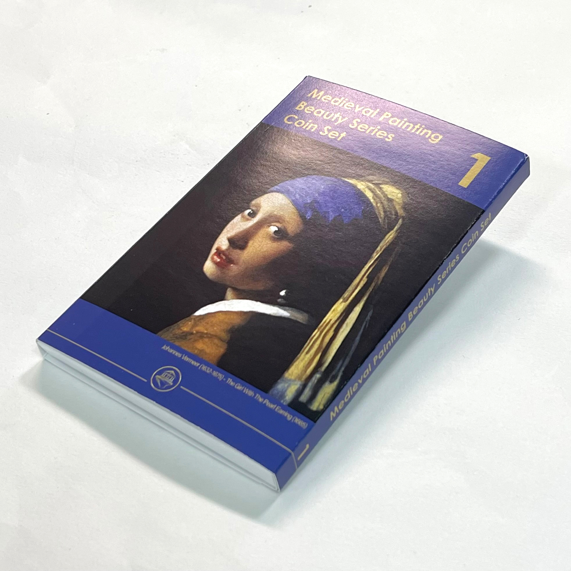 『真珠の耳飾りの少女』豪華スリーブ付 中世絵画の美人シリーズ・コインセット