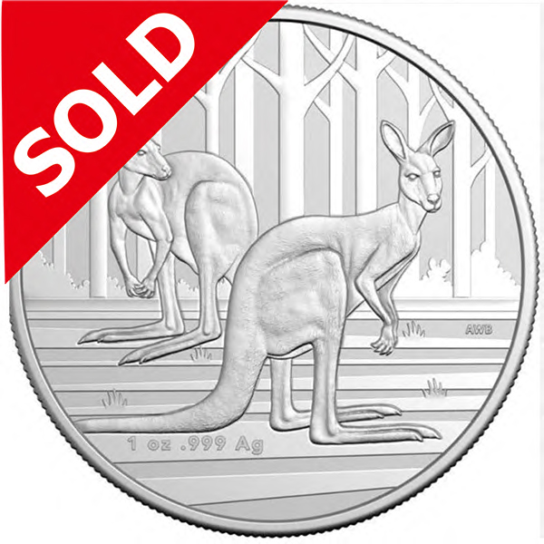 【完売】王立オーストラリア造幣局2024年 カンガルー1oz1ドル銀貨
