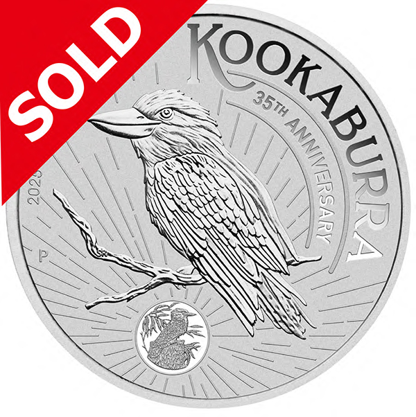 【完売】2025 オーストラリア ワライカワセミ銀貨発行35周年記念1オンス純銀貨