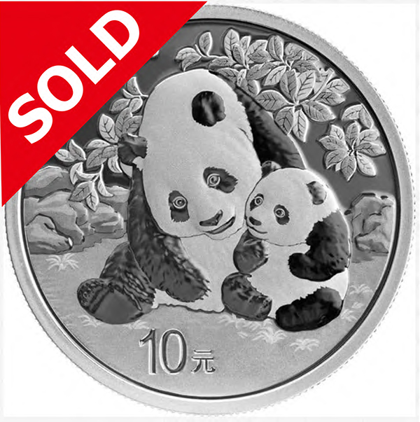 【完売】中国2024年 ジャイアンド・パンダ 30g10元銀貨 コインカプセル入