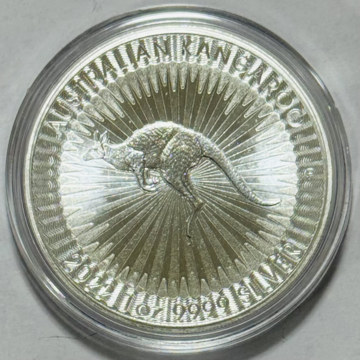 【完売】オーストラリア2022年 カンガルー1oz1ドル銀貨〈市場完売品〉