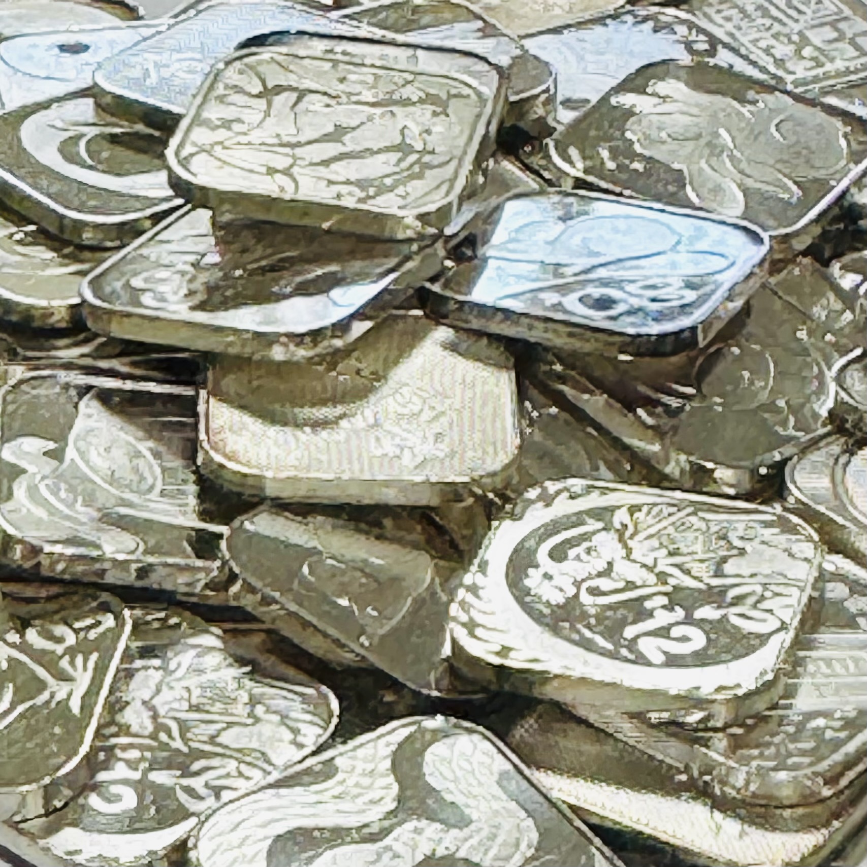 造幣局 純銀製 年銘版4.0g 6枚組 24.0gお任せセット