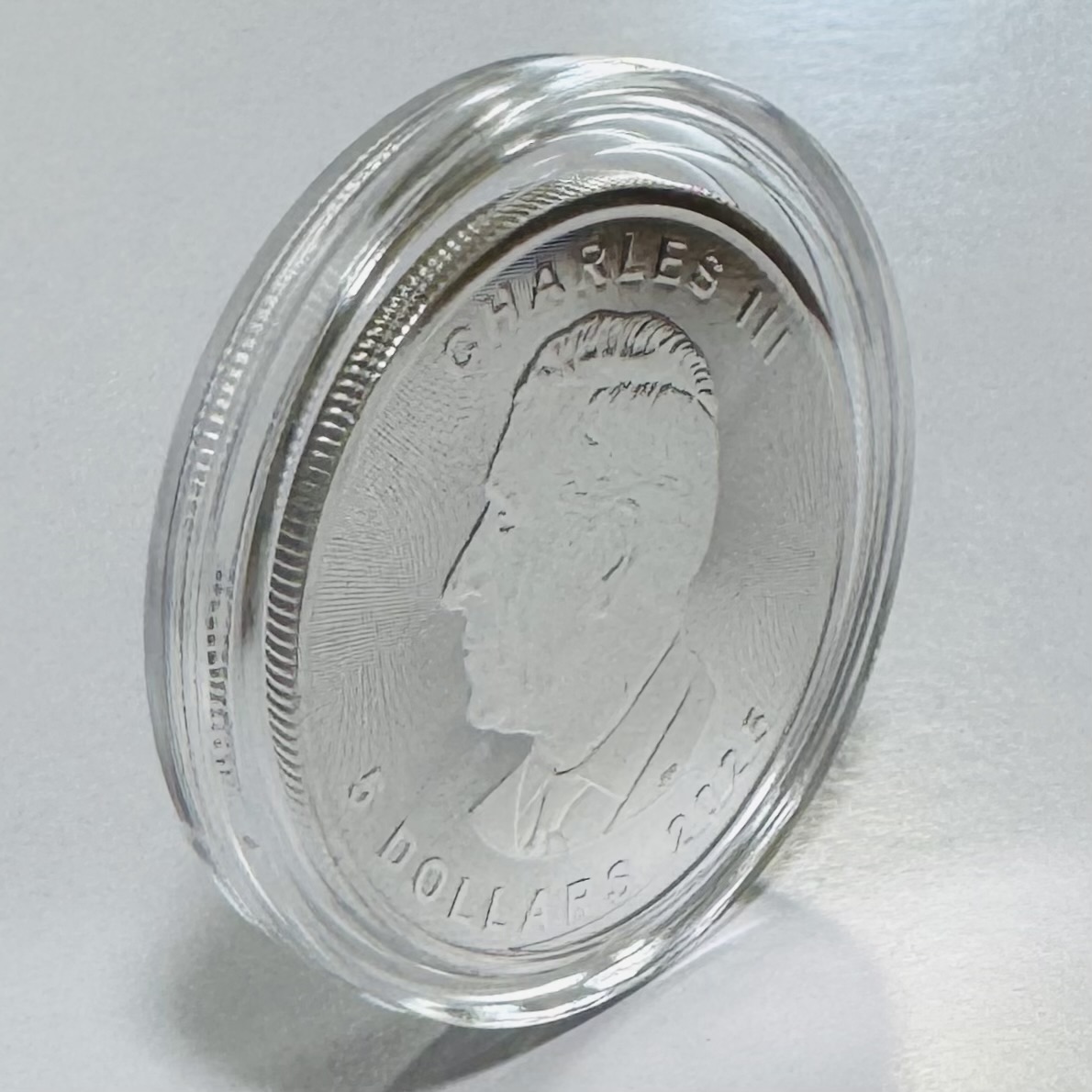 【完売】カナダ2025年 メイプルリーフ1oz5ドル銀貨〈市場完売品〉