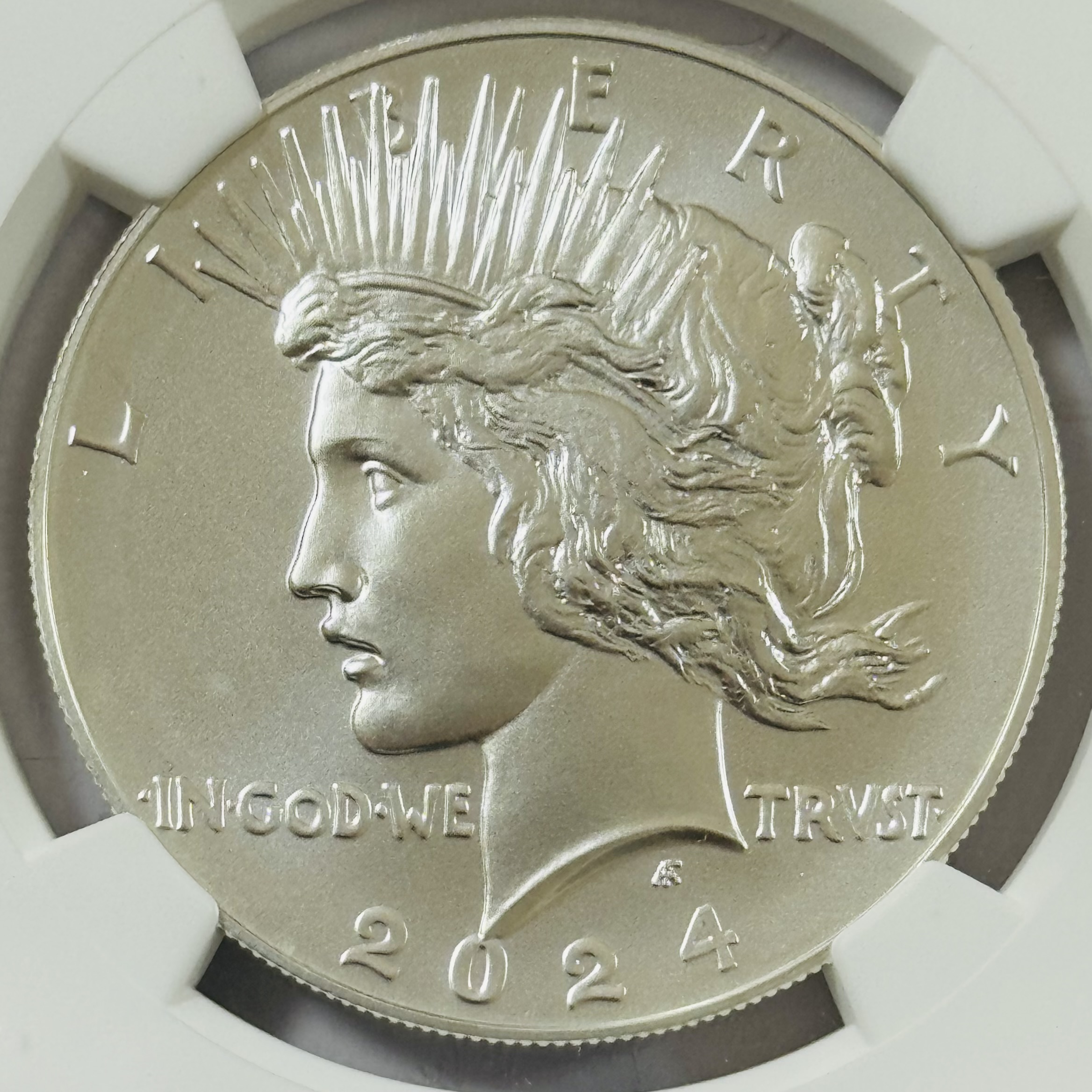 【完売】PCGS MS70 FastRelease 合衆国2023年銘 ピース1ドル銀貨 最高鑑定品