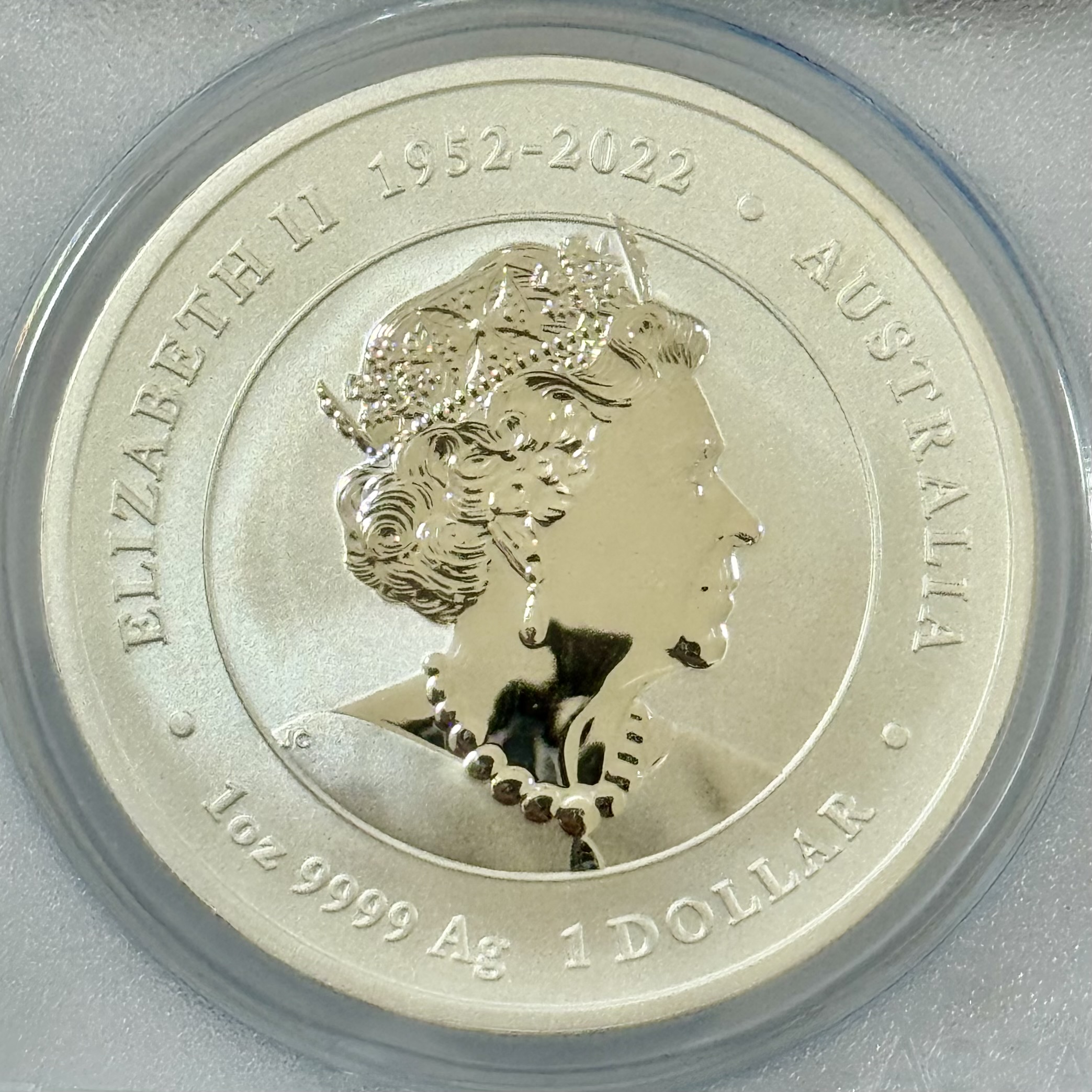 【完売】ACCA MS70 最高鑑定 オーストラリア2024年 龍干支1oz1ドル銀貨