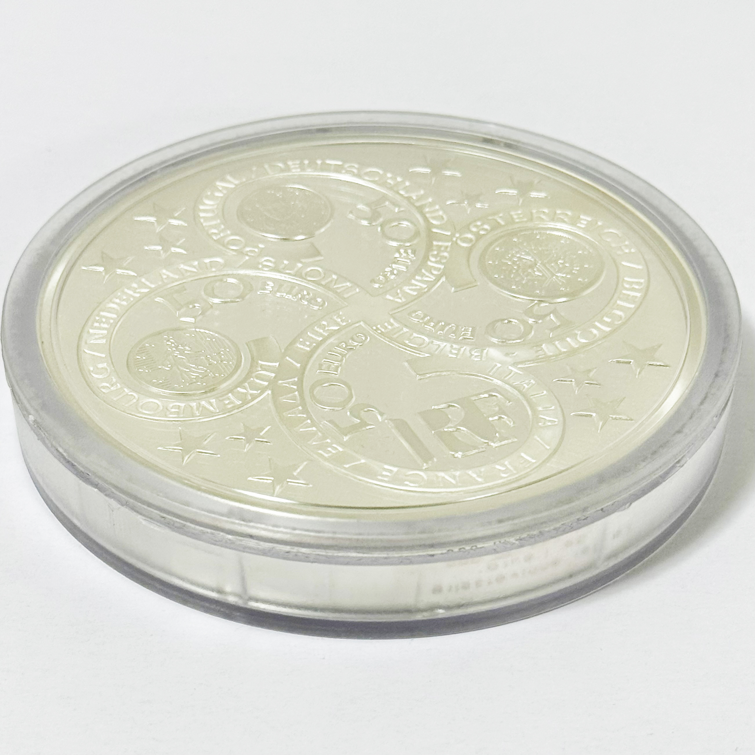 【完売】フランス2003年ユーロ元年記念 エウロパ プルーフ1kg50ユーロ銀貨